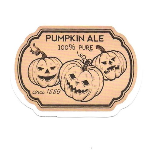 Adesivo pumpkin ale jack - jack, o