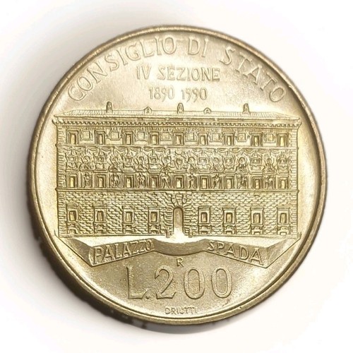 1990 italy 200 lire - 200,