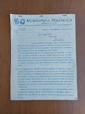1932 MUNICIPIO DI POLESELLA -