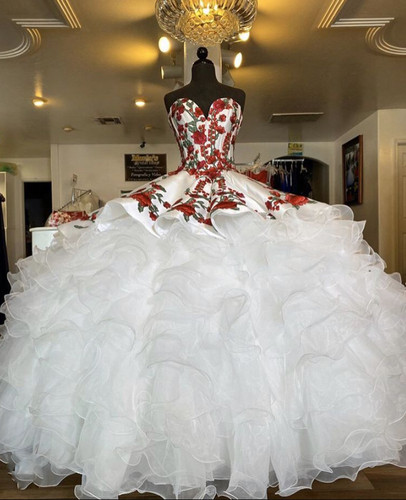 Abiti bianchi quinceanera - abiti,