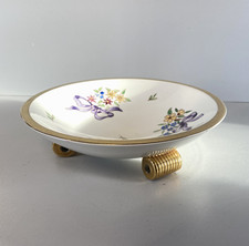 ANTICA BOWL ALZATA CERAMICA Lavenia DESIGN G. Andlovitz DECORO FIORITO ART DECO