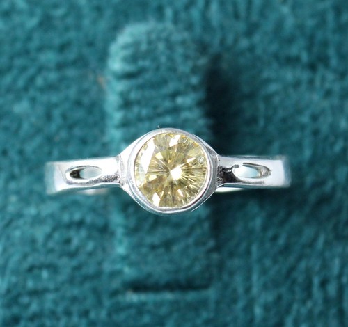 Anello solitario unisex - anello,