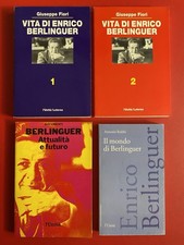 Enrico BERLINGUER Lotto 4 Libri LA VITA 1 & 2 + ATTUALITA' FUTURO + IL MONDO