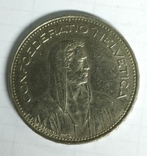 Moneta svizzera da 5 franchi
