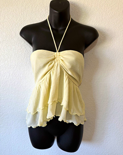 Canotta donna hollister panna - canotta,