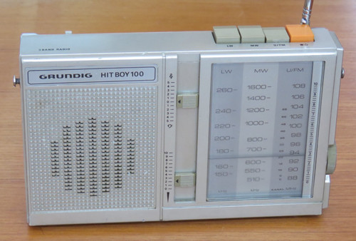 Vintage silver grundig hit boy - vintage,