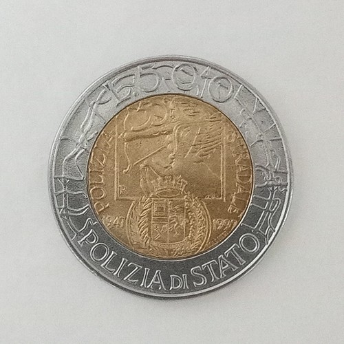 Moneta 500 lire - 500, 50°