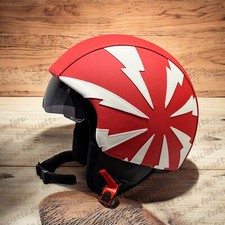 Casco vintage in pelle