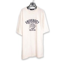 T shirt Fila Vintage bianca con stampa University - Taglia L uomo