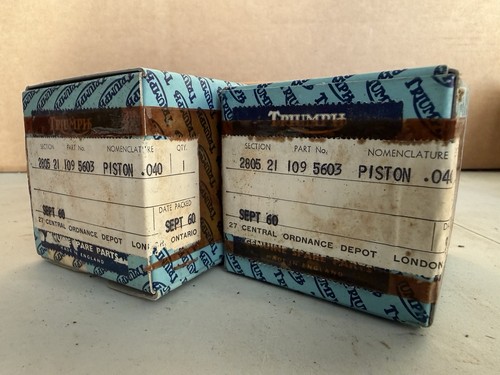 Pistoni triumph trw 500 40 - trw, +40