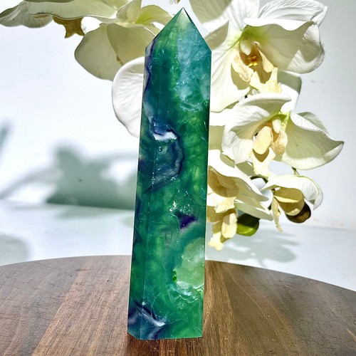 Colonna cristallo fluorite