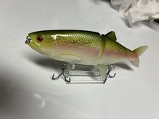 Colore trota arcobaleno, aliante ad affondamento lento, esca da nuoto dipinta personalizzata