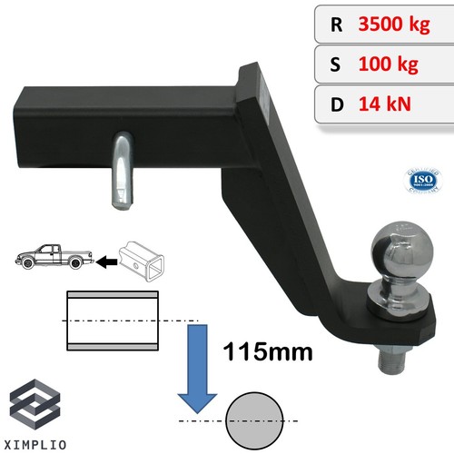 Gancio traino - di, (-115mm)