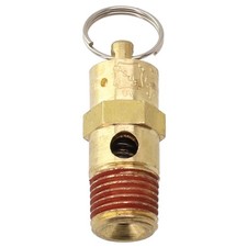 Valvola di sicurezza compressore d'aria premium ottone 1/4 NPT 150 PSI costruita