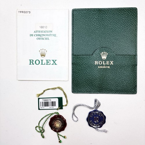 Certificato cronometro rolex - certificato,