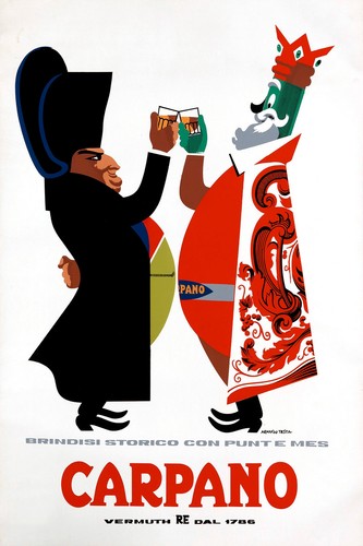 Carpano vermouth poster - carpano,
