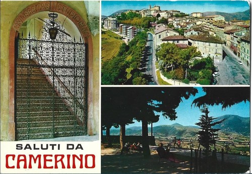 Camerino cartolina viaggiata - camerino,