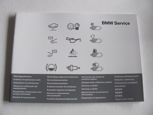 Carnet entretien bmw - f01, f02-