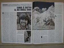 REINHOLD MESSNER EVEREST NANGA PARBAT 1978 EPOCA