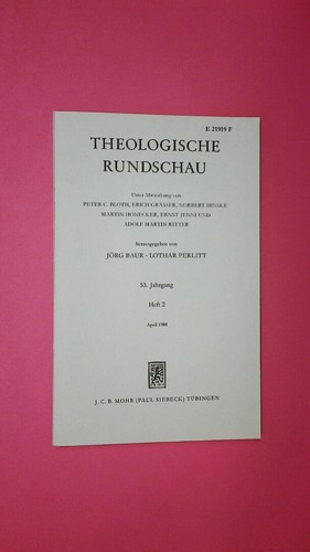 153570 theologische rundschau - 153570,