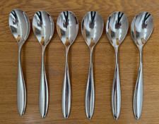 6 x ALESSI MAMI DESSERT SPOONS