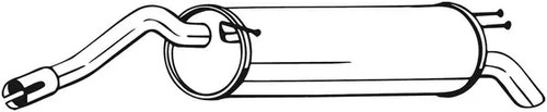 Silenziatore terminale 148 341 - silenziatore,