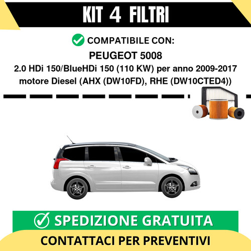 Kit filtri tagliando per - 4,