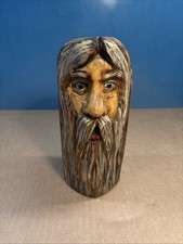 Scultura spirito legno vecchio
