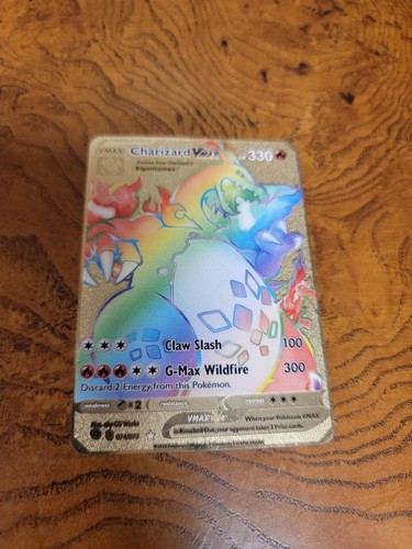 Carta charizard vmax rainbow - charizard,