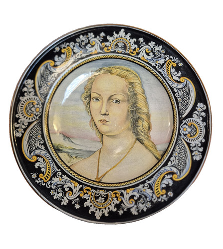 Piatto deruta gerardo ribigini - gerardo,