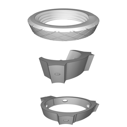 Supporto montaggio fresatrice - montaggio,