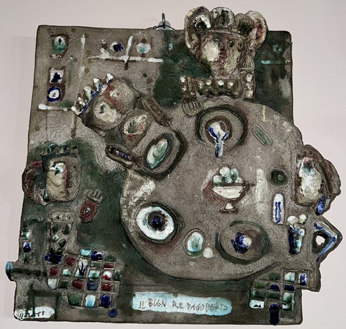 Quadro antico ceramica - quadro,