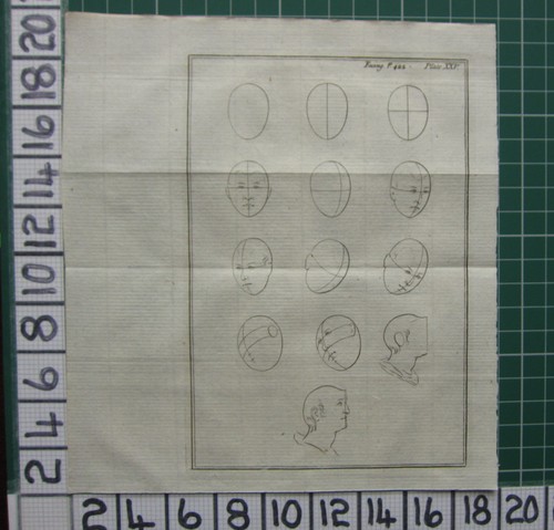 1758 antico stampa disegno - antico,