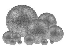 Sfera piena in ferro sfera in