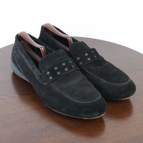 Piloti black suede driving - black,