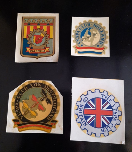 Vespa club 4 - 4, decalcomanie