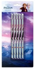 Blister 5 Matite con Gomma Frozen Disney - Perfette per Scuola e Regali Bambina