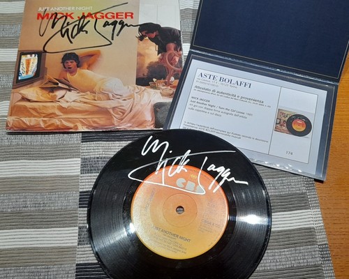 Mick jagger doppio autografo - mick,