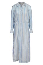 Brunello Cucinelli Vestito Abito Camicetta in Seta Croccante con Sottoveste L