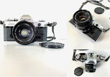 FOTOCAMERA REFLEX CANON AE-1 35mm OBIETTIVO FD 50 1:1,8 JAPAN '70