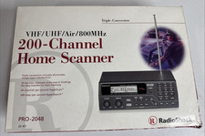 Scanner Vintage RADIOSHACK Pro-2048 200 Canali 800Mhz CHF UHF Air Home - LEGGI!