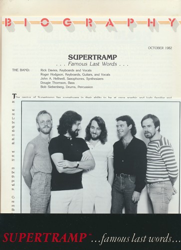 Supertramp famous last words - famous,