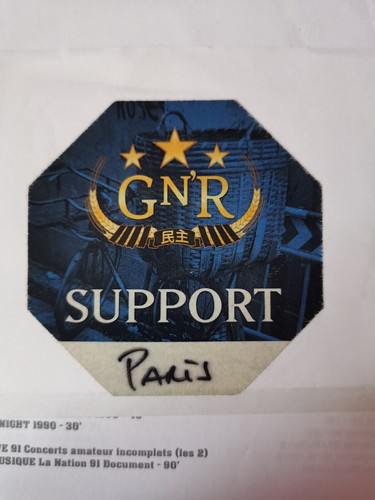 Guns roses pass concert - guns,