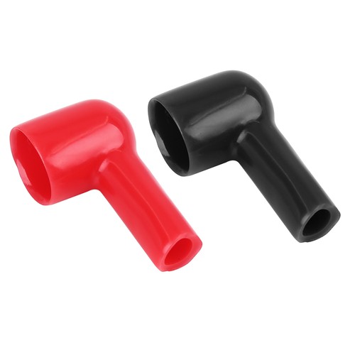 2pcs 46mm long noir rouge - noir, doux