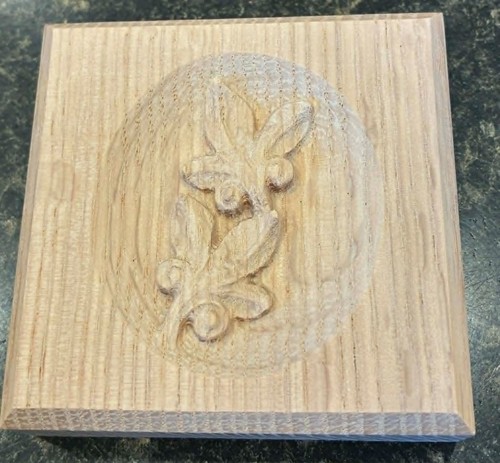 Flourish 286b incisione - incisione, legno