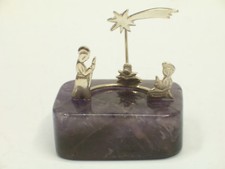 Presepe argento 925 su - presepe,