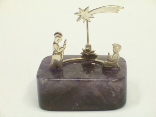 Presepe argento 925 su - presepe,