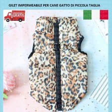 Vestiti Cane Gilet impermeabile fashion Chihuahua Barboncino Shih Tzu Yorkshire