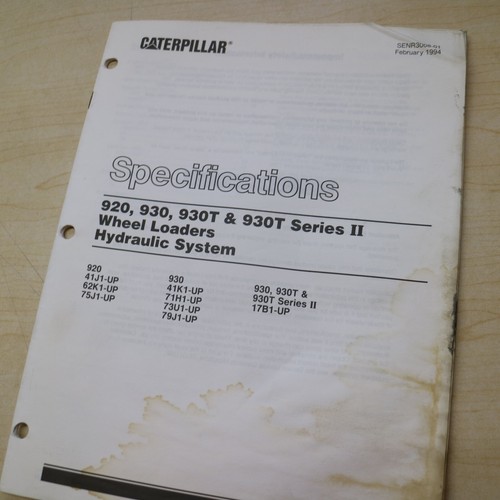 Cat 920 930 930t - 930t, pale