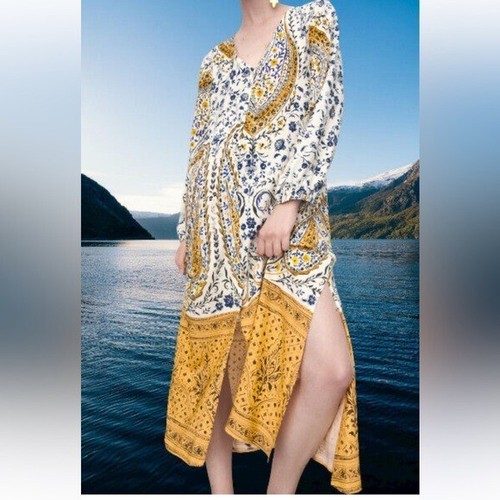 Zara kaftan paisley - maxi, dress